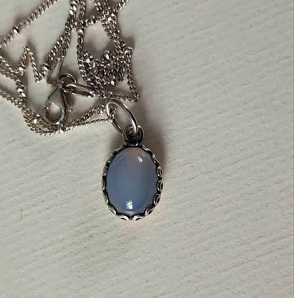 Rare Pandora My Friend Chalcedony Small Pendant - 390321CA - Picture 3 of 8